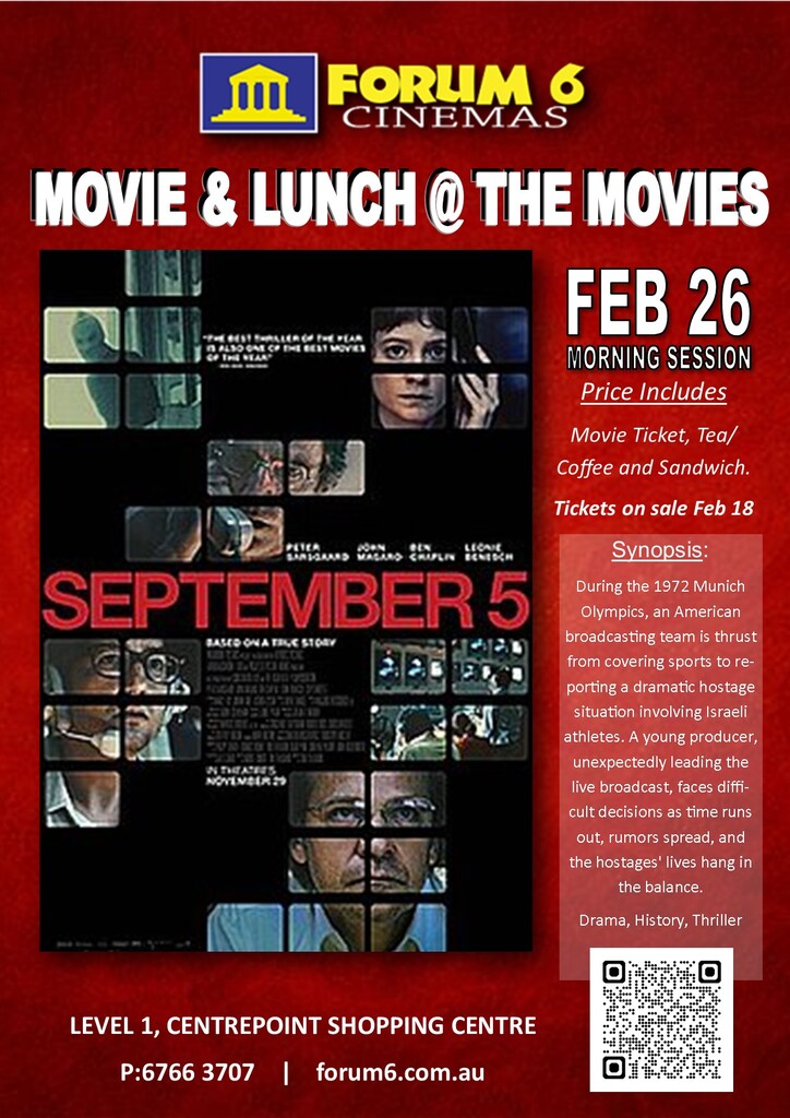 Movie and Lunch Sessions