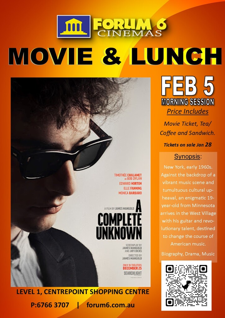 Movie and Lunch Sessions