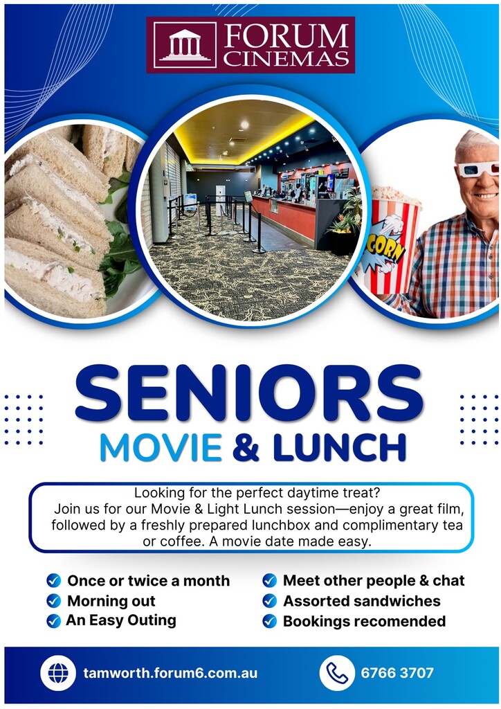 Seniors Movie and Lunch Sessions